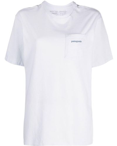 Patagonia パッチポケット Tシャツ - ホワイト