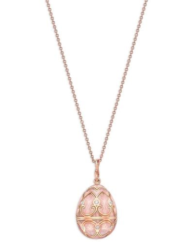 Faberge Collar Heritage Petite Egg en oro rosa de 18kt - Metálico