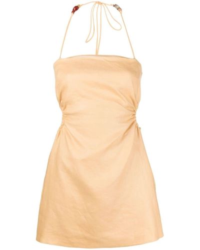 Sir. The Label Antonia Linen Minidress - Natural