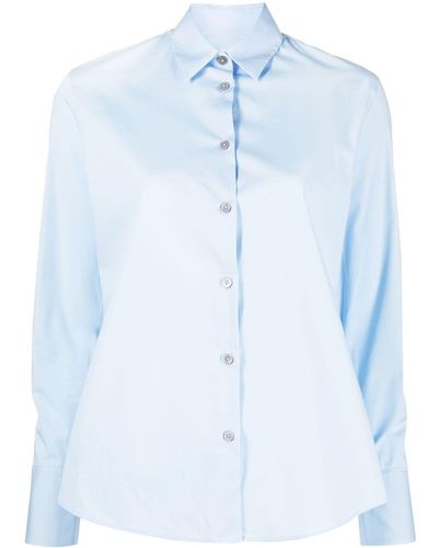 PS by Paul Smith Camisa con cierre de botones - Azul