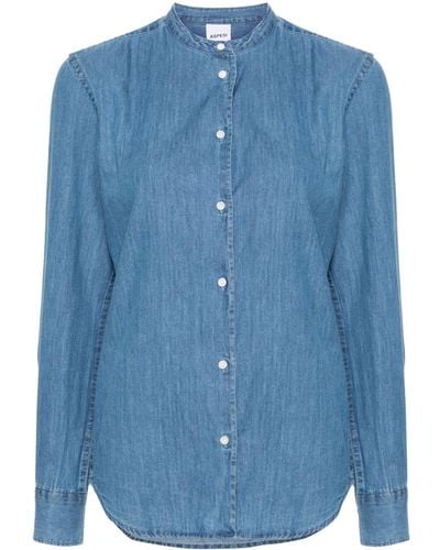Aspesi Denim cotton shirt - Blau
