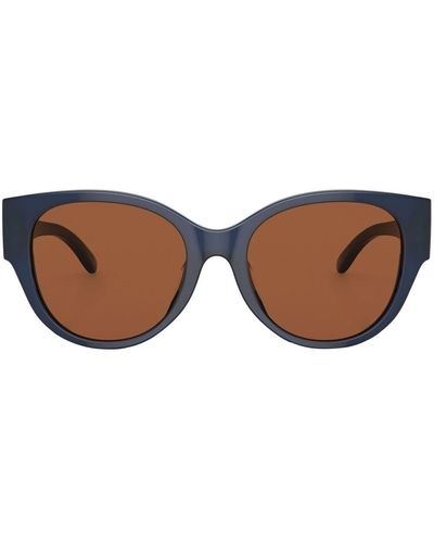 Tory Burch Wayfarer-frame Sunglasses - Brown