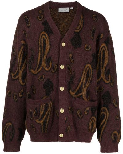 Carhartt Wool Blend Cardigan - Brown