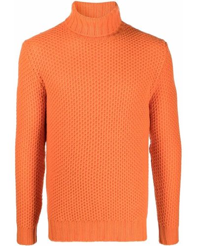 Mp Massimo Piombo タートルネック セーター - オレンジ
