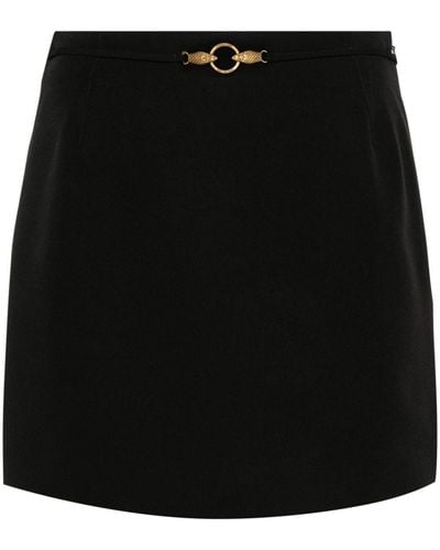 Just Cavalli Logo-engraved Mini Skirt - Black