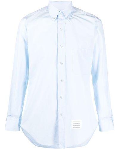 Thom Browne Langärmeliges Hemd - Weiß