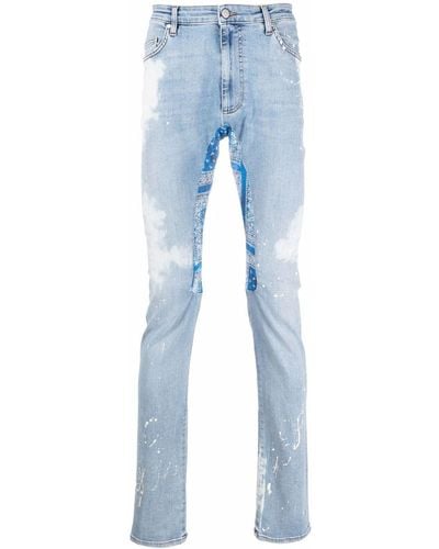 Alchemist Distressed-effect Mid-rise Jeans - Blue