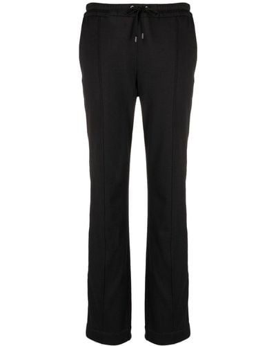 Tom Ford Pantalones de chándal con cordones y detalle de costura expuesta - Negro