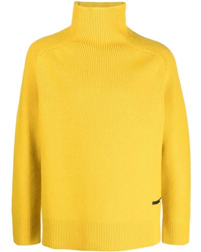 OAMC High-neck Wool Sweater - Yellow