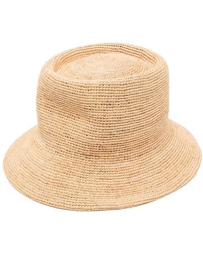 Lack of Color Inca Dip Straw Bucket Hat - Natural