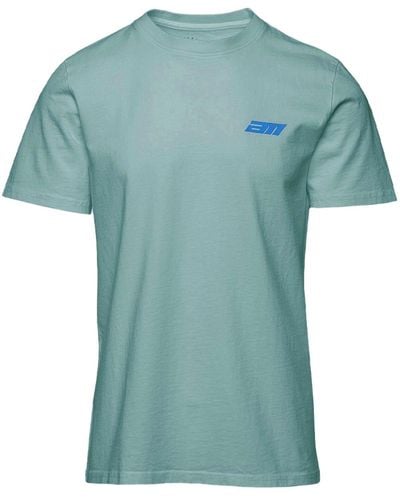 Aztech Mountain T-shirt Met Logoprint - Groen