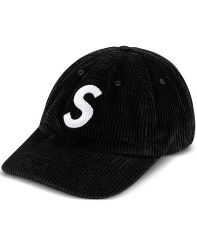 Supreme Cappello da baseball con logo S - Nero