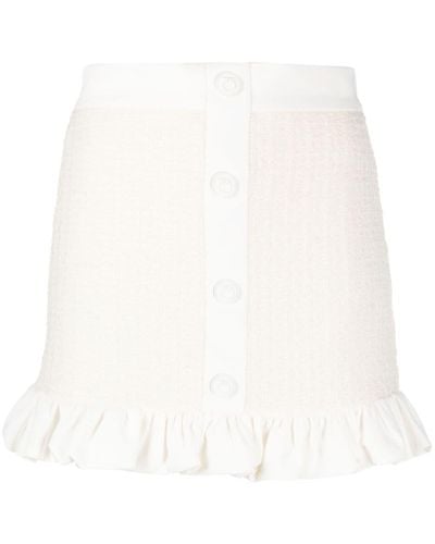 Pinko Ruffled Skirt - White