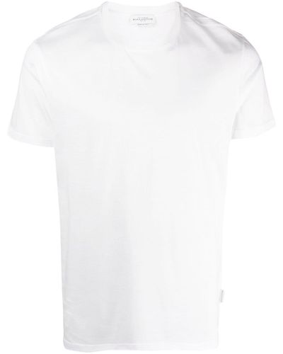 Ballantyne Round Neck Cotton T-shirt - White