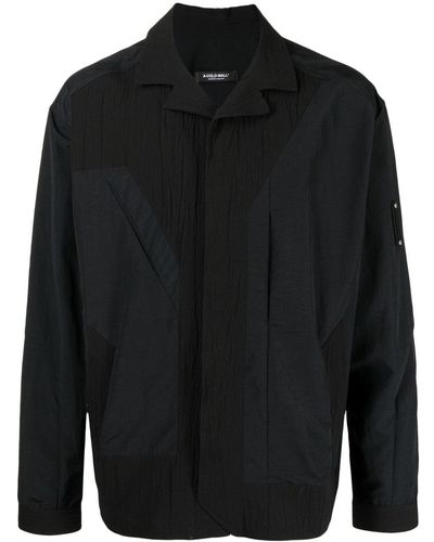A_COLD_WALL* Dual-texture Long-sleeve Shirt - Black