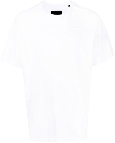 HELIOT EMIL Logo-print Detail T-shirt - White