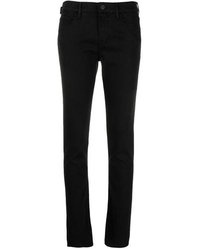 Jacob Cohen Mid-rise Skinny Trousers - Black