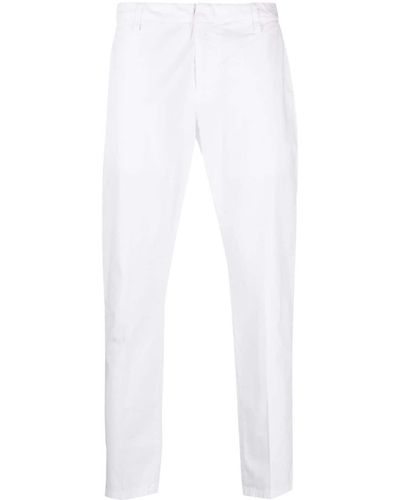 Dondup Skinny Cropped Chino-trousers - White