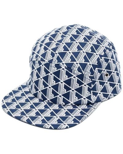 Lacoste Cappello da baseball con stampa monogramma - Blu