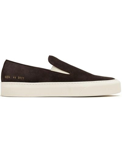 Common Projects Suede Slip-on Trainers - Brown