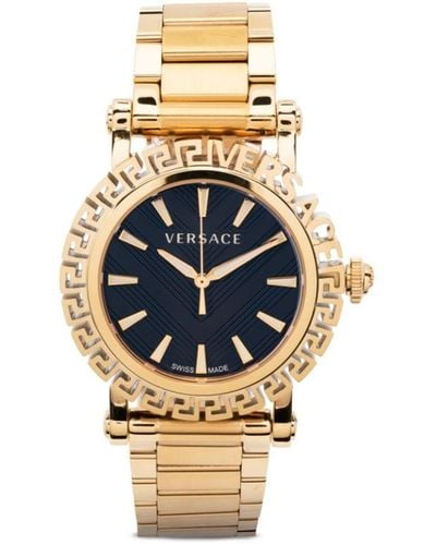 Versace グレカ グラム 40mm 腕時計 - メタリック