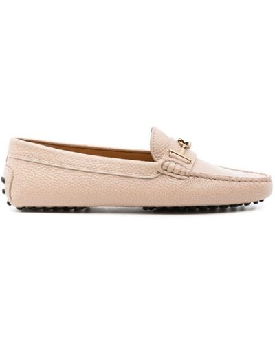 Tod's Gommini Loafers Met T-ring - Roze