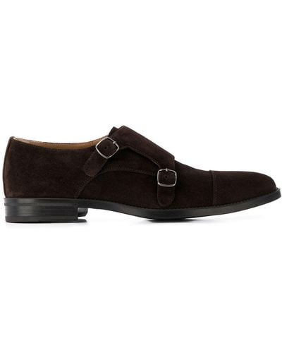 SCAROSSO Monk Shoes - Brown