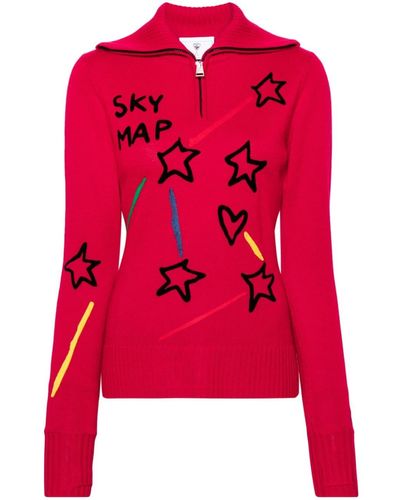 Rossignol Constellation Merino Wool Jumper - Red