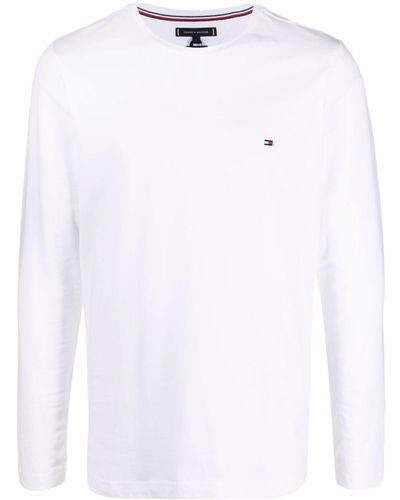 Tommy Hilfiger ロゴ ロングtシャツ - ホワイト