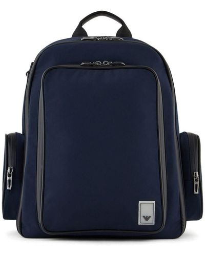 Emporio Armani Travel Essentials Backpack - Blue