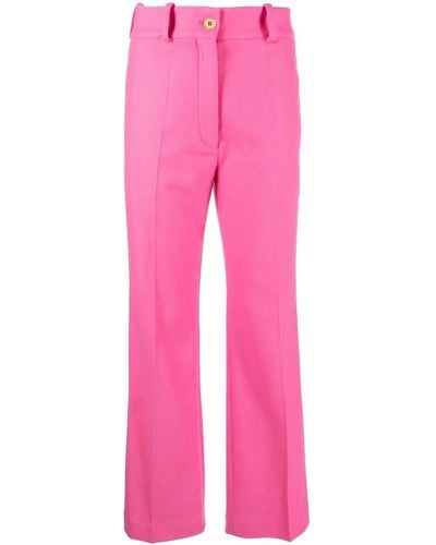 Patou Straight-leg Tailored Pants - Pink