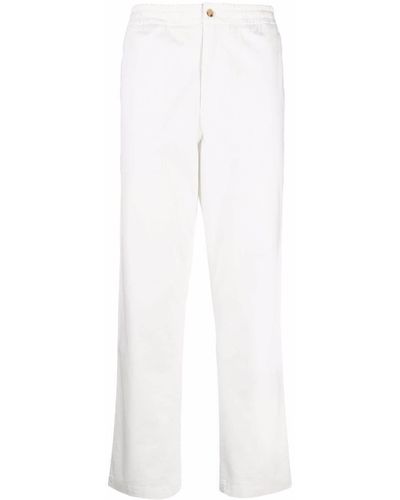 Polo Ralph Lauren Pantaloni con ricamo - Bianco