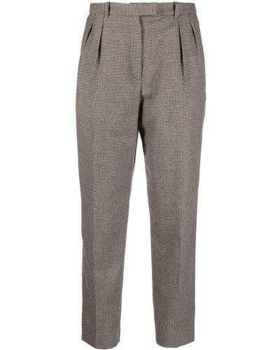 A.P.C. Houndstooth-print Pants - Grey
