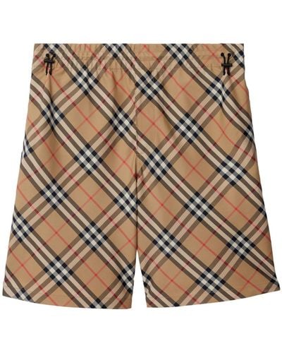 Burberry Shorts mit Vintage-Check - Braun