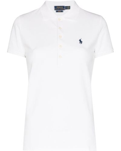 Polo Ralph Lauren Slim Fit Polo -Hemd - Blanco