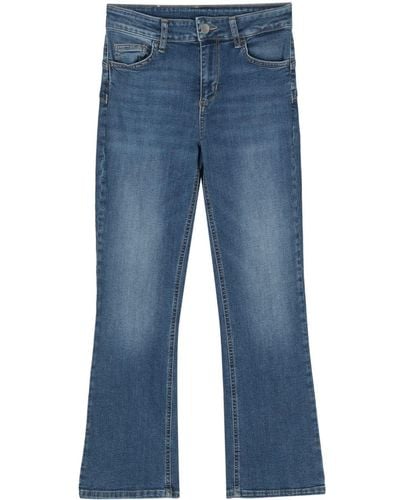 Liu Jo Pressed-crease Straight Jeans - Blue
