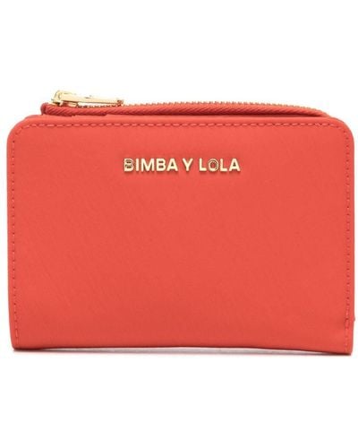 Bimba Y Lola Logo-lettering Bi-fold Wallet - Red