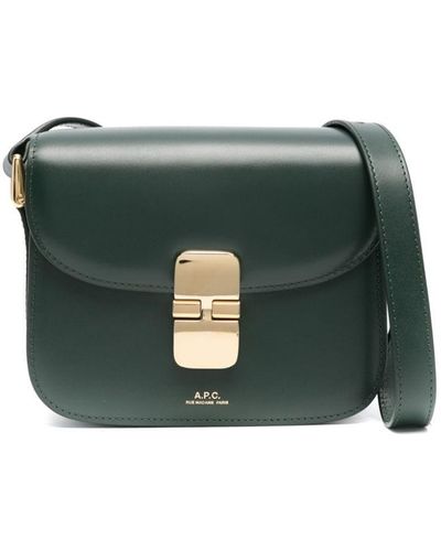 A.P.C. Grace Leather Mini Bag - Green