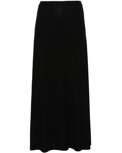 Totême Fluid Jersey Skirt Clothing - Black