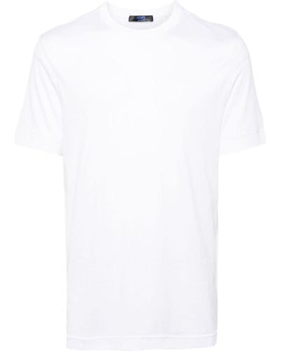 Kiton T-Shirt mit Rundhalsausschnitt - Weiß