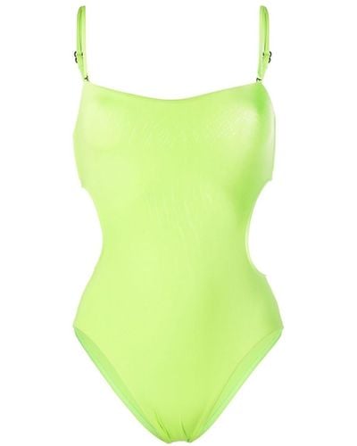 Bondi Born Lena Cut-out Detail Swimsuit - Green