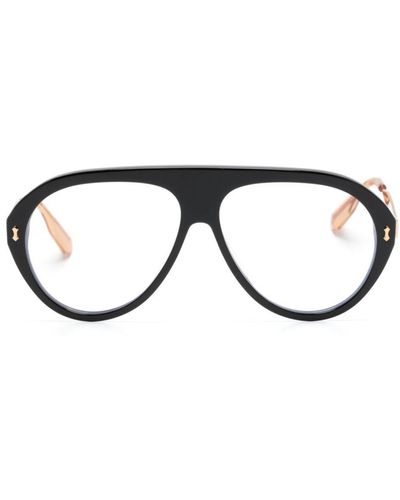 Gucci Klassische Pilotenbrille - Schwarz