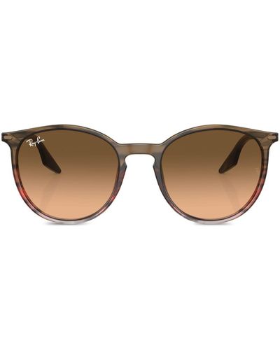 Ray-Ban Rb2204 Oval-frame Sunglasses - Brown