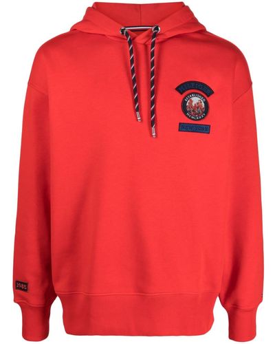 Tommy Hilfiger Logo-embroidered Hoodie