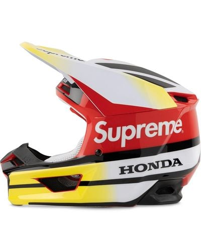 Supreme Casco racing V1 de Honda Fox - Rojo