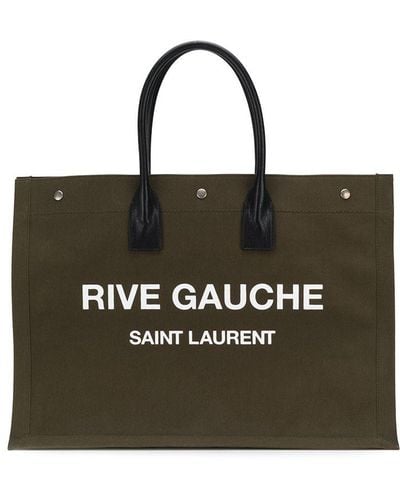 Saint Laurent Rive Gauche Tote Bag - Green