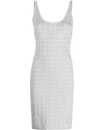 Givenchy 4g Jacquard Dress - White
