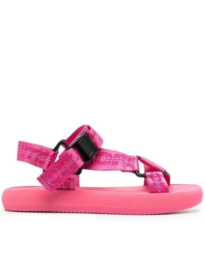 Off-White c/o Virgil Abloh Chunky Logo-print Sandals - Pink