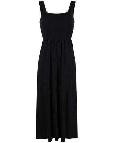 Matteau Knitted Midi Dress - Women's - Spandex/elastane/fsc Viscose/nylon - Black