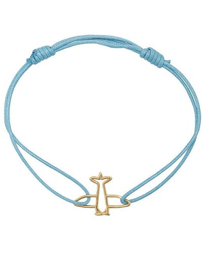 Aliita Aeroplane Rope Bracelet - Blue